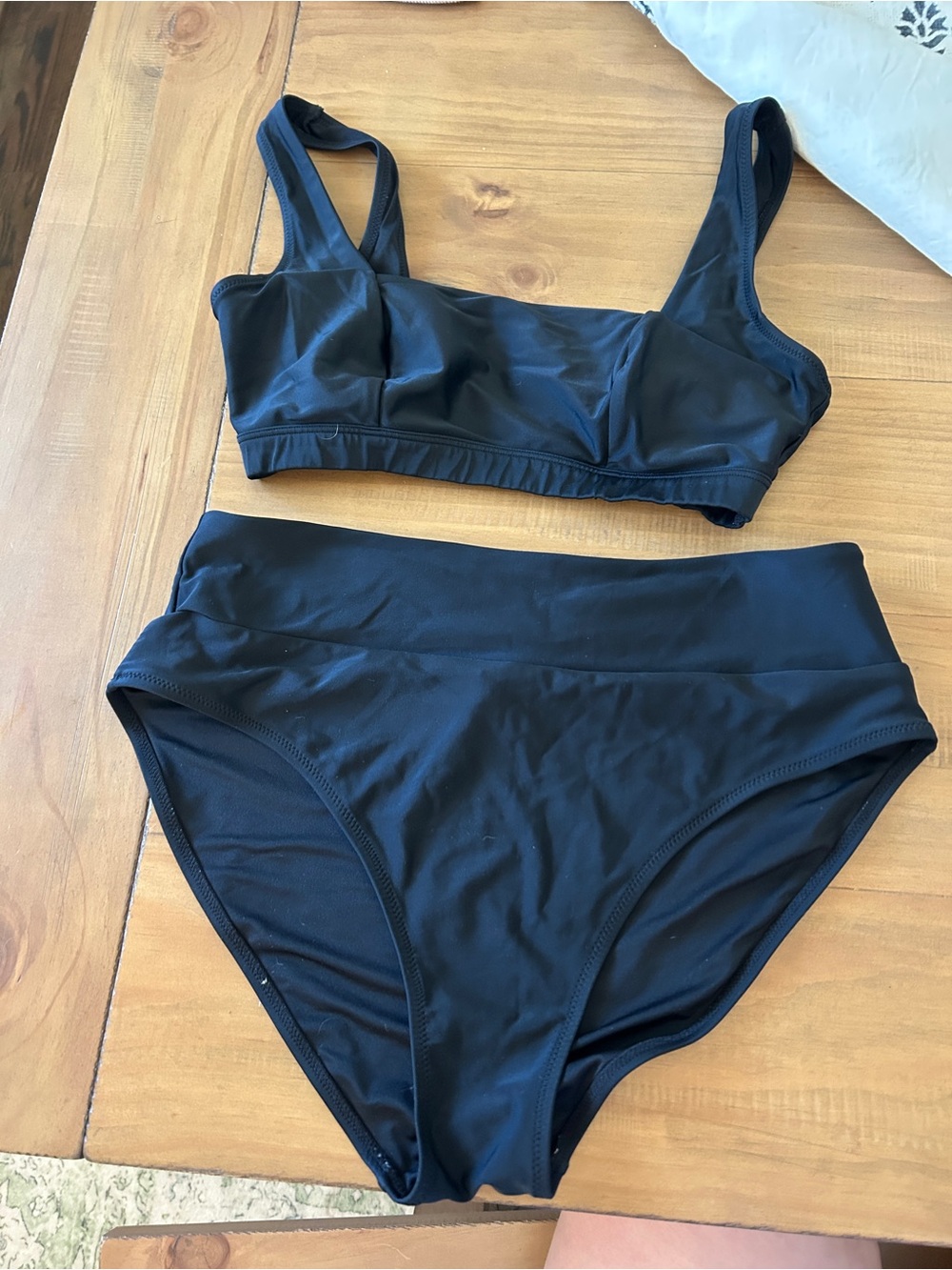 Black High-Waist Bikini Set